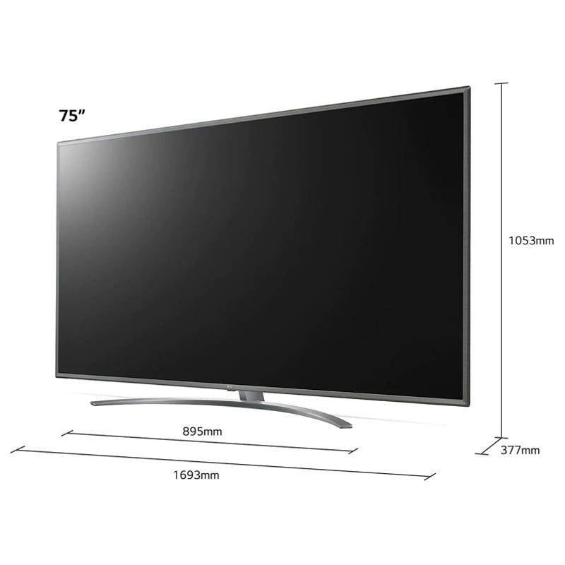 ابعاد تلویزیون 65 اینچ ال جی un8100