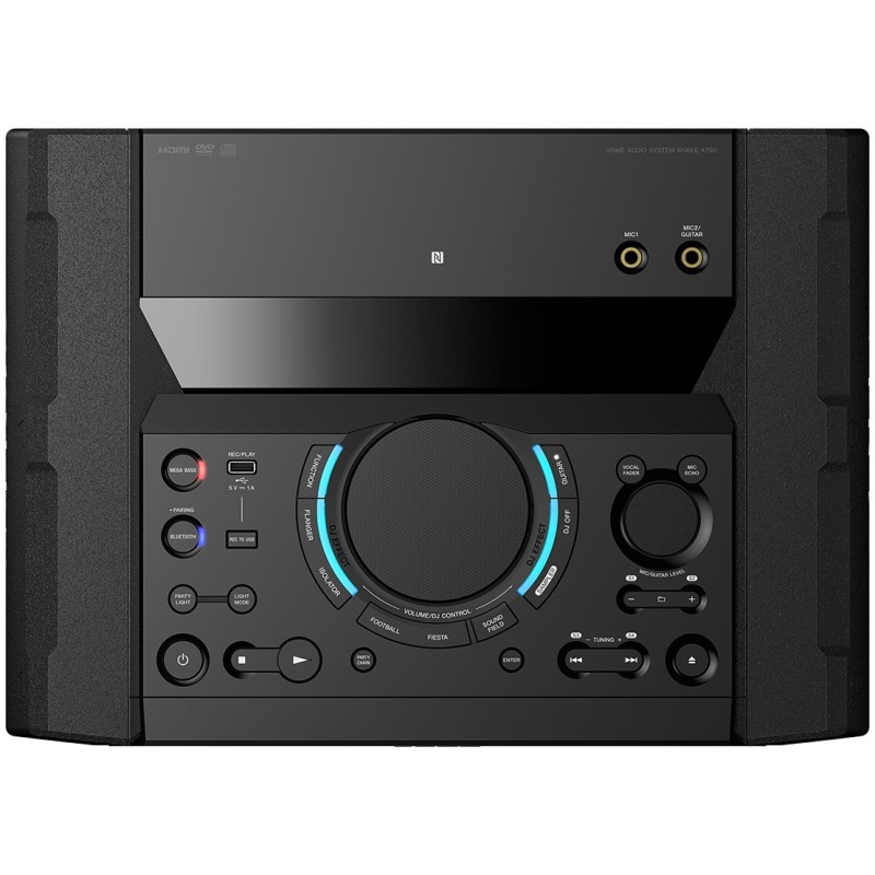 پنل و دکمه های کنترلی سیستم صوتی Sony SHAKE-X70D