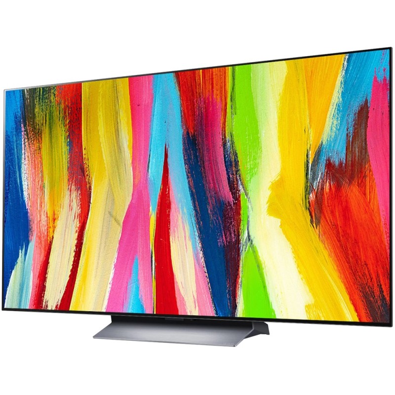 تلویزیون ال جی 55C2 رنگ مشکی با صفحه نمایش OLED Evo