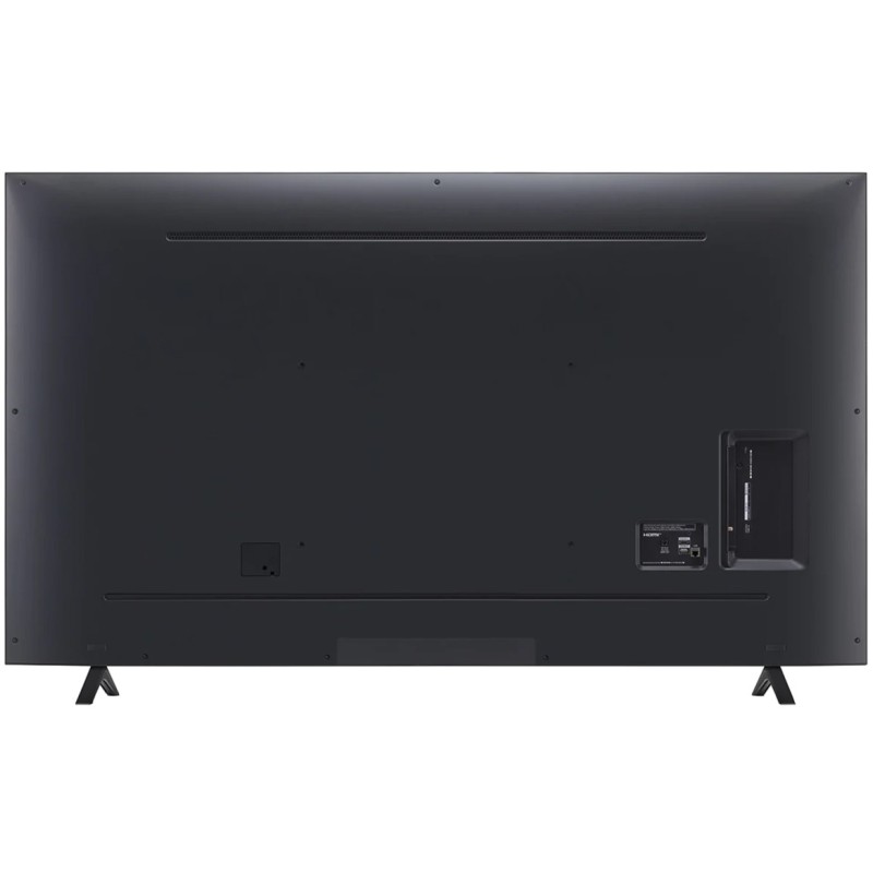 تلویزیون LG 75UQ9000 از نمای پشت و پورت های ورودی و خروجی