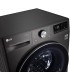 دیگ شستشو ماشین لباسشویی ال جی WDV9142BRP با ظرفیت 10.5 کیلوگرم رنگ مشکی