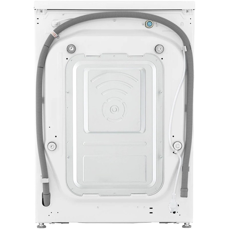 نمای پشت و لوله آب ماشین لباسشویی  F4V5VYP0W رنگ سفید