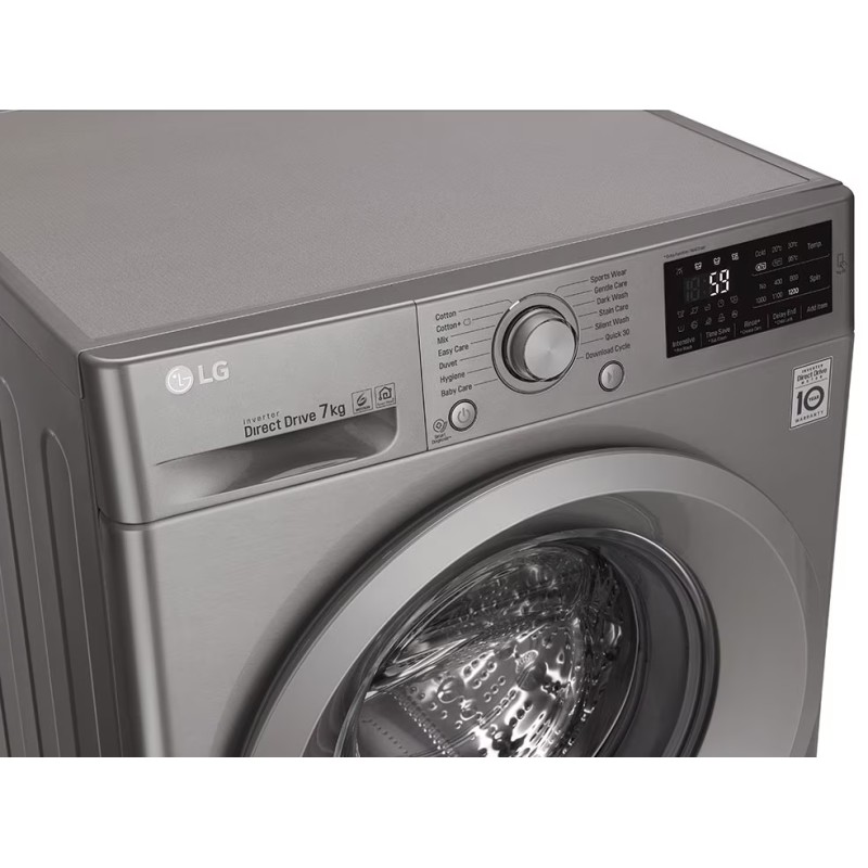 Washing Machine LG F2J5QNP7S Silver