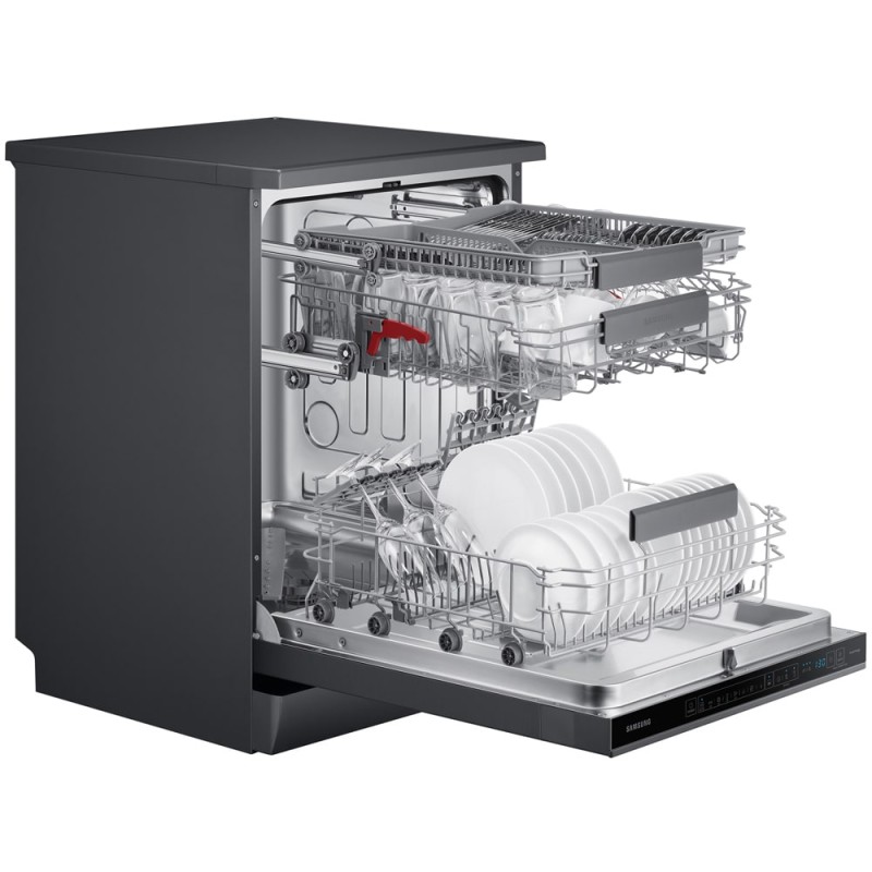 قابلیت تنظیم ارتفاع سبد ماشین ظرفشویی سامسونگ DW60A8050FG یا A8050