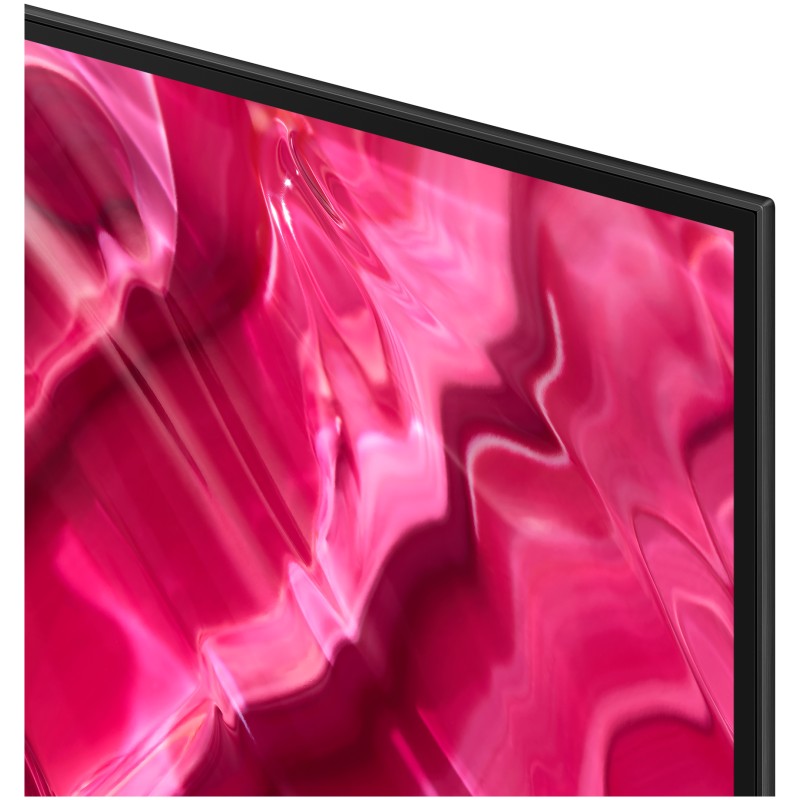 تلویزیون Samsung 77S90C با قاب و حاشیه باریک صفحه نمایش