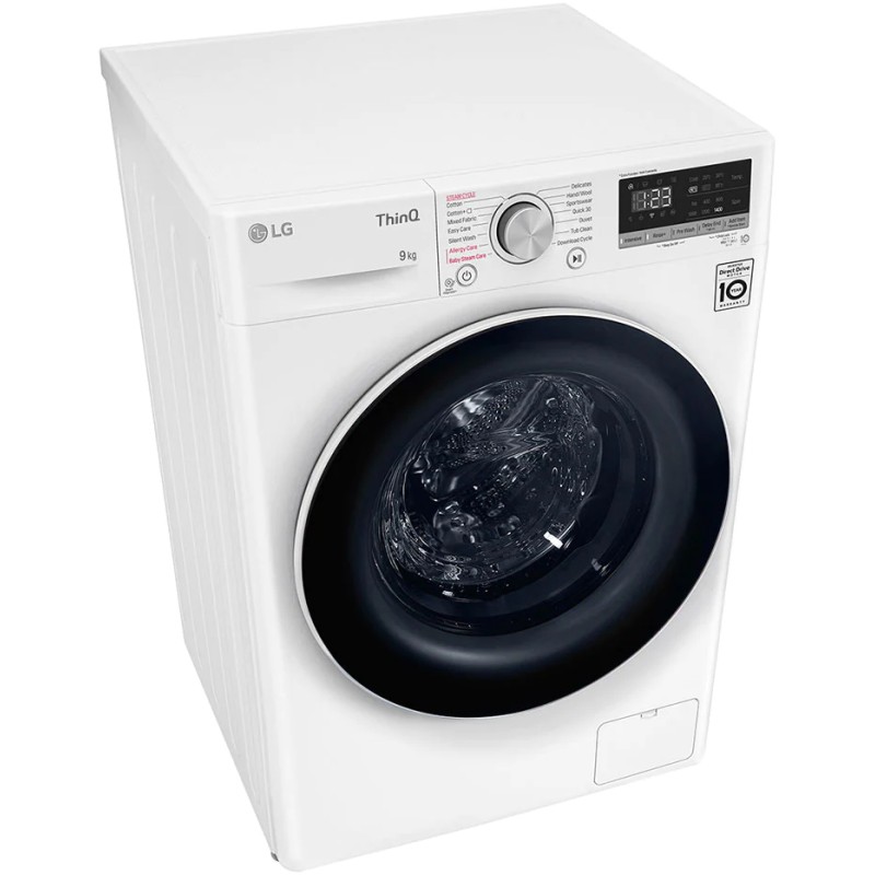 ماشین لباسشویی ال جی R5 یا F4R5 رنگ سفید با ظرفیت 9 کیلوگرم