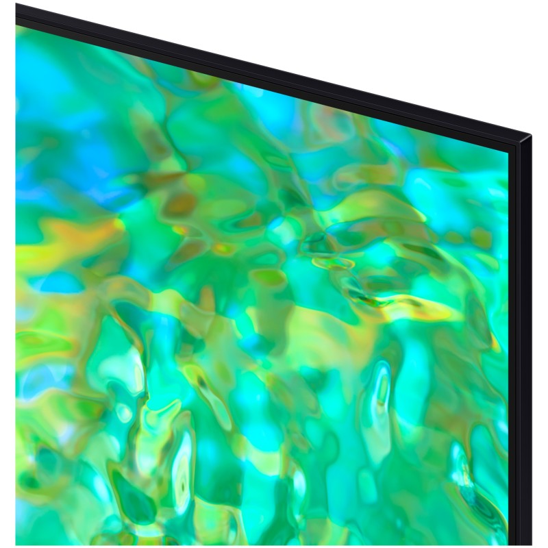 قاب مشکی رنگ اطراف صفحه نمایش تلویزیون Samsung 43CU8000 مونتاژ اسلواکی (سفارش چین و ویتنام)