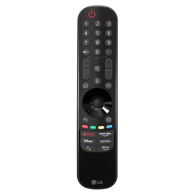 ریموت کنترل جادویی و هوشمند ال جی مدل MR22GA (Magic Remote) تلویزیون ال جی UQ7550 سایز 65 اینچ