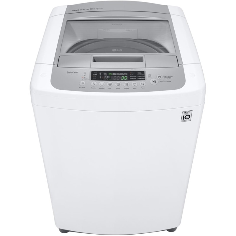 LG T1685NEHT White Top Loader Washing Machine