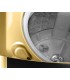طراحی دیگ شستشو ماشین لباسشویی و پتوشور ال جی T1966NEFT4 رنگ طلایی