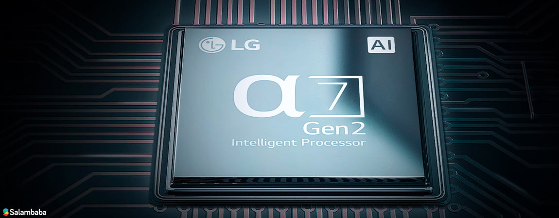 پردازنده هوشمند آلفا 7 در تلویزیون ال جی SM9000