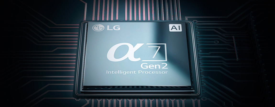 پردازنده ی هوشمند a7 در تلویزیون ال جی UM7580