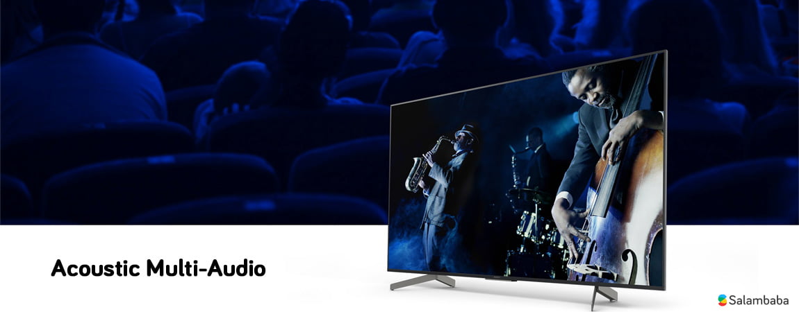 کیفیت صدای تلویزیون سونی X8500G با فناوری Acoustic-Multi-Audio
