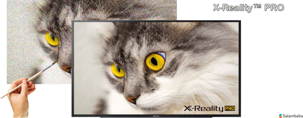 خصوصیت 4K-X-Reality™ PRO تلویزیون سونی X7000G