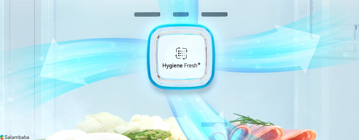 فیلتر بهداشتی ™+Hygiene FRESH در یخچال ساید بای ساید ال جی J337