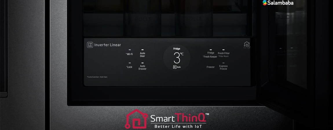 ساید بای ساید ال جی X33 - سیستم هوشمند Smart ThinQ