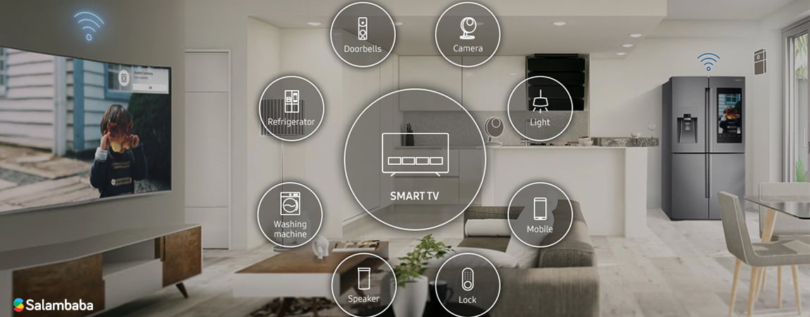 برنامه هوشمند SmartThings در تلویزیون سامسونگ NU7400