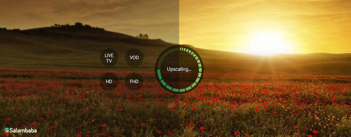 فناوری Full HD Up-Scaling در تلویزیون سامسونگ J5202