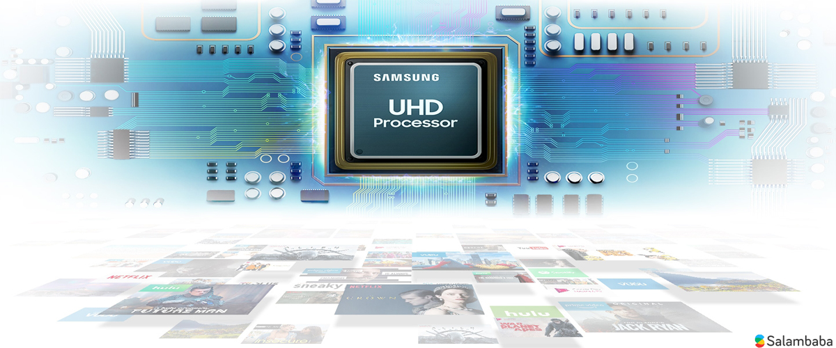  پردازشگر چهار هسته ای UHD Processor در تلویزیون 65RU7100